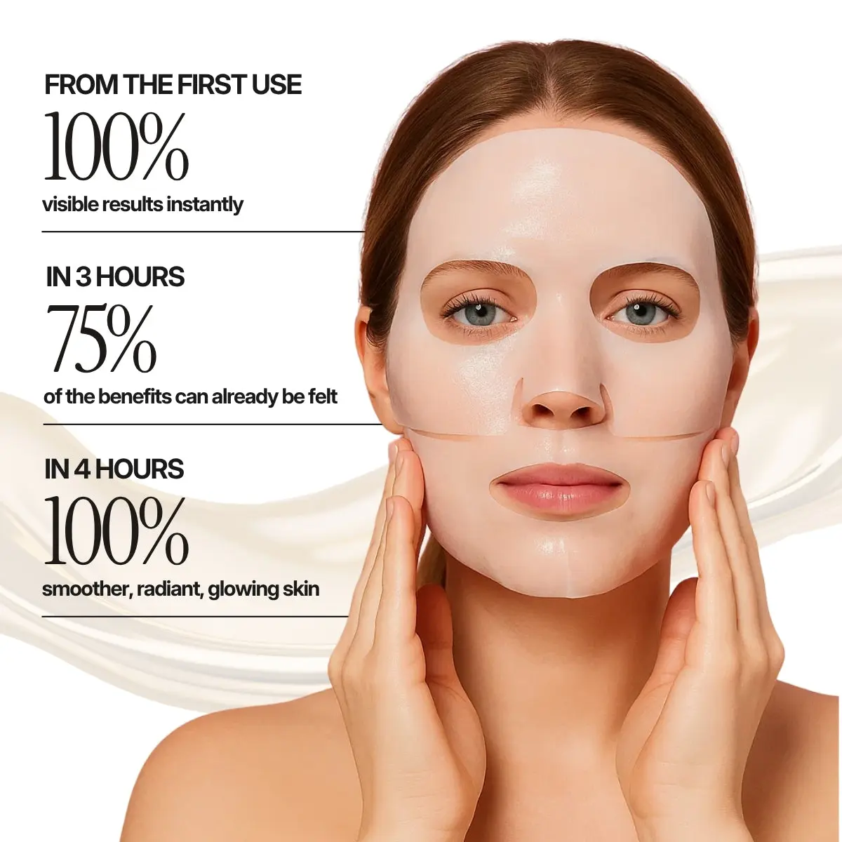 Luxe - Korean Collagen Overnight Mask - Image 4