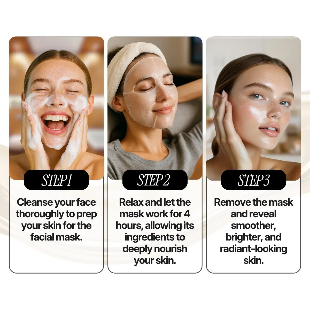 Luxe - Korean Collagen Overnight Mask - Image 5